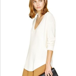 Aritzia Wilfred Galois Sweater in Cream Beige